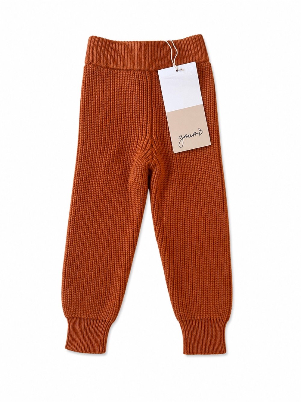 Goumi NWT Knit Jogger Pants Rust 18-24M Organic Cotton Baby